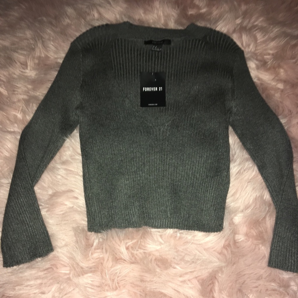 Gray Long Sleeve (Forever 21)